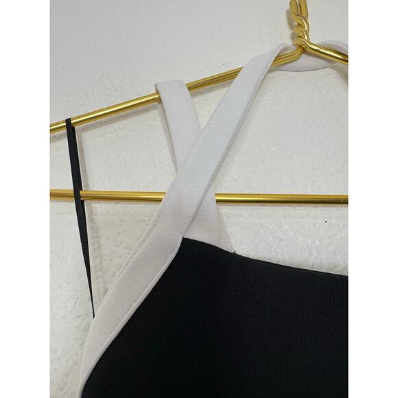 Zara Womens Black Sleeveless Halter Neck Midi Dress Small Preppy Old Money - Picture 9 of 15